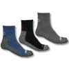 SENSOR 3-pack Treking ponožky šedá/černá/modrá