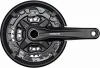 Shimano kliky FC-MT210-L, 175mm 40-30-22 zubů, černé, s krytem, 9 speed, v krabičce