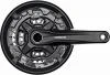 Shimano kliky FC-MT210-L, 175mm 40-30-22 zubů, černé, s krytem, 9 speed, v krabičce (VÝPRODEJ)