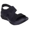 Skechers Arch Fit Brightest Day W black 2025 dámské sandály POUZE Velikost EU 37 (VÝPRODEJ)
