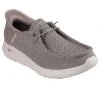 Skechers Go Walk Max Halycon Slip-Ins taupe pánské tenisky Skechers Go Walk Max Halycon Slip-Ins taupe pánské tenisky
