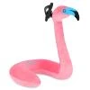 Spokey SERPENTE Dětský cestovní polštářek ve tvaru plameňáka s držákem na telefon