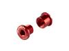RIDEA Šrouby R8 pro montáž převodníků, Al, červené RIDEA Šrouby R8 pro montáž převodníků, Al, červené