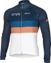 Stevens Aero Equipe Modro/bílo/zlatý Dlouhý Rukáv dres