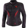 Street Racer Dámská bunda na motorku Rose černo-červená + sleva 400,- na příslušenství