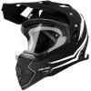 Street Racer Ignite matná černo-bílá enduro helma na motorku Street Racer Ignite matná černo-bílá enduro helma na motorku