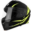 Street Racer Vyklápěcí helma Fury černo-fluo žlutá + sleva 300,- na příslušenství