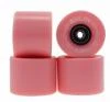 SULOV Pastel Pink 60 x 45mm 85A kolečka na penny board (sada 4 ks s ložisky Abec-7 chrome)
