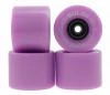 SULOV Pastel Purple 60 x 45 mm 85A sada 4 ks koleček pro penny board s ložisky ABEC-7 chrome