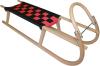 Sulov Tatra 105 cm černo-červené dřevěné saně (VÝPRODEJ)