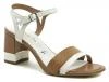 Tamaris 1-28033-24 bílo hnědé dámské sandály Tamaris 1-28033-24 bílo hnědé dámské sandály