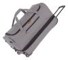 Travelite Basics Wheeled duffle L Grey/green taška Travelite Basics Wheeled duffle L Grey/green taška
