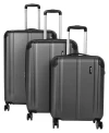 Travelite City 4w S, M, L antracitová sada kufrů Travelite City 4w S, M, L antracitová sada kufrů