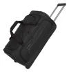 Travelite Crosslite Wheeled Duffle M Black taška + kosmetická taštička zdarma