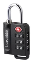 Travelite TSA Padlock černý visací zámek Travelite TSA Padlock černý visací zámek