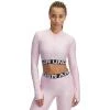Under Armour HeatGear Rib 1/4 Zip LS-PNK dámské tréninkové tričko s dlouhým rukávem