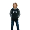 Under Armour UA Rival Flc Cblck Grphc HD chlapecká mikina s kapucí Under Armour UA Rival Flc Cblck Grphc HD chlapecká mikina s kapucí