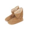 Vlnka Vysoké bačkory s ovčí vlnou Světle hnědá pantofle, bačkory POUZE 35-36 (VÝPRODEJ)