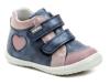 Wojtylko 1T23004 modro růžové dětské polobotky