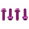 WOLF TOOTH šrouby na košík fialová WOLF TOOTH šrouby na košík fialová