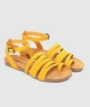 WOOX Aesta Lutea Yellow dámské sandály