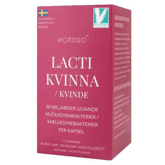 Nordbo Lacti Kvinna 30 kapsúl