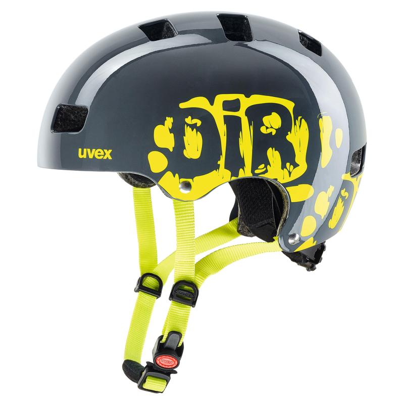 Uvex Kid 3 2023 Dirtbike Grey-lime detská cyklistická prilba