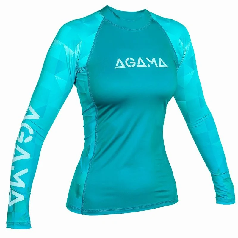 Levně Agama Dámské lycrové triko AQUA LADY, dlouhý rukáv - S