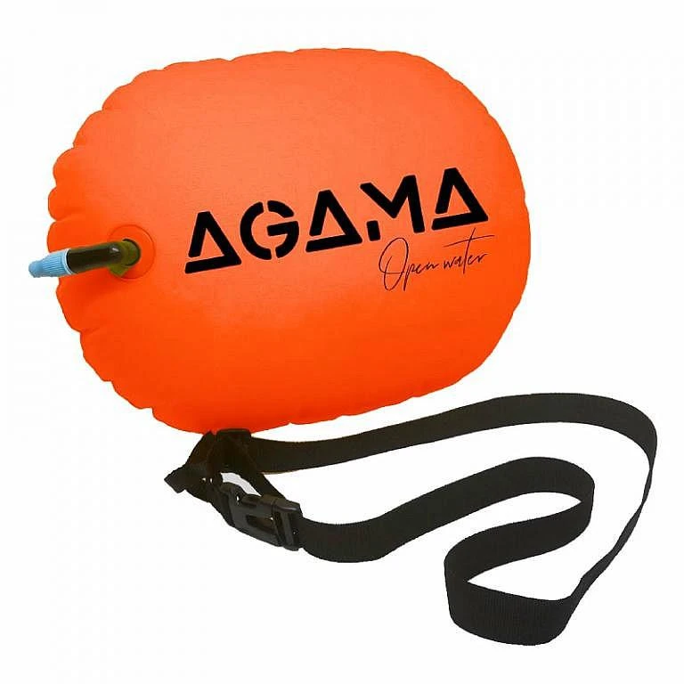Levně Agama Plavecká bójka OPEN WATER 7 L - oranžová