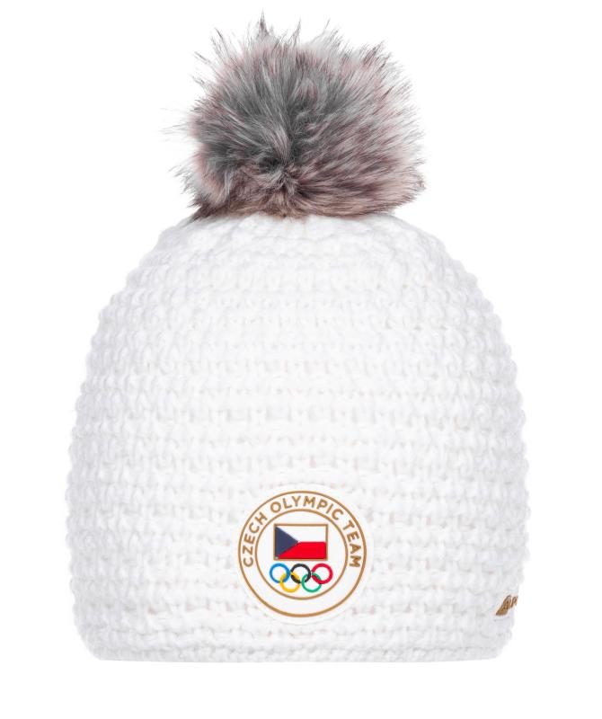 Alpine Pro CHIBI UHAR085000MZ bílá zimní čepice