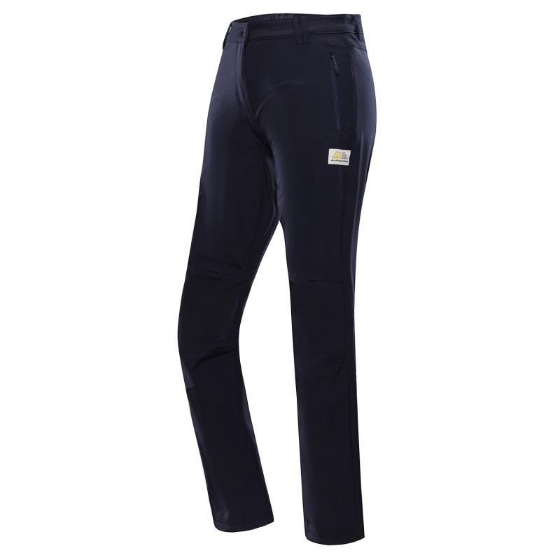 Alpine Pro SHINARA LPAY579692 dámské modré softshellové kalhoty