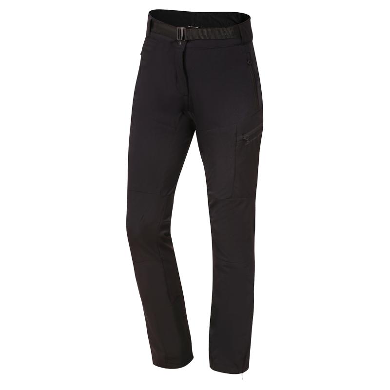 Alpine Pro ZEBINA LPAY580990 dámske čierne softshellové nohavice