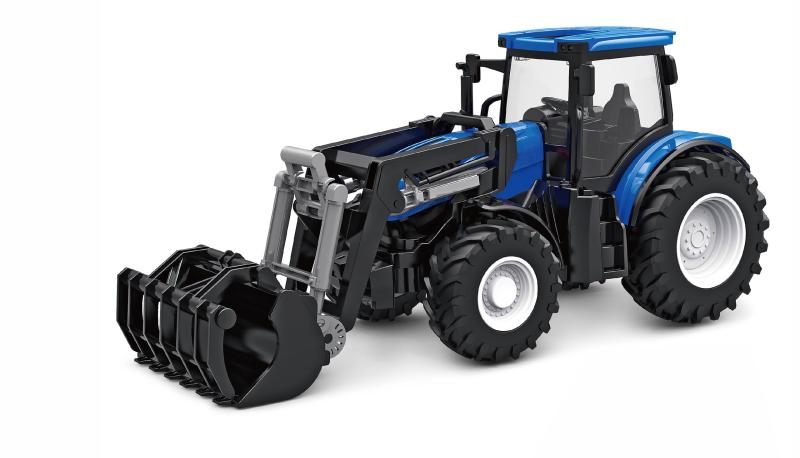 Amewi RC Traktor čelní nakladač, LED světla, zvuk, 1:24, RTR sada