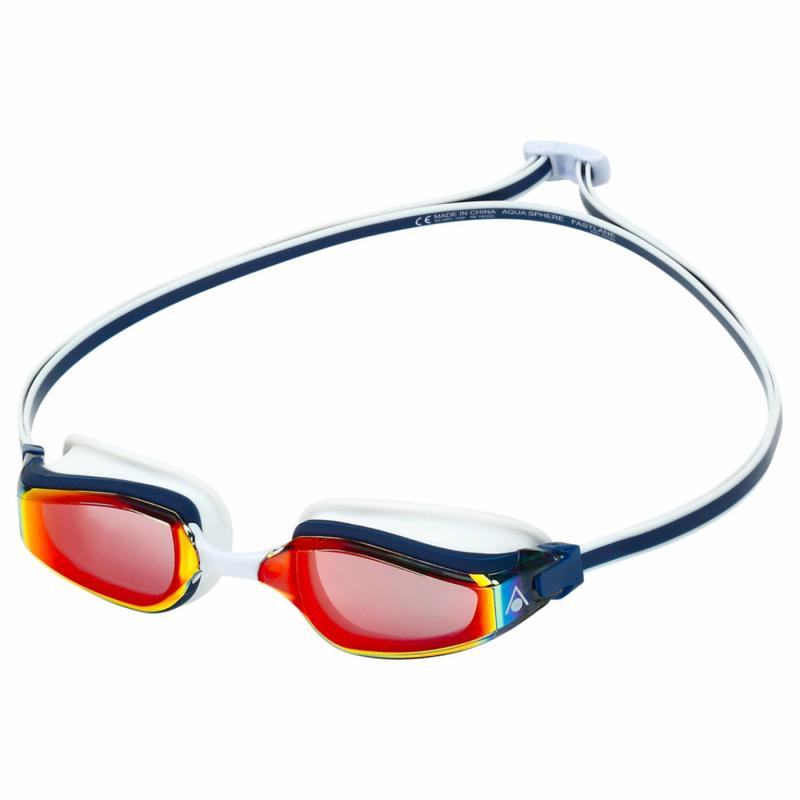 Aqua Sphere Plavecké brýle FASTLANE RED TITANIUM