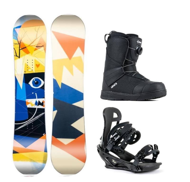 Beany Bonjour detský snowboard + Beany Trust viazanie + Beany Ninja BS