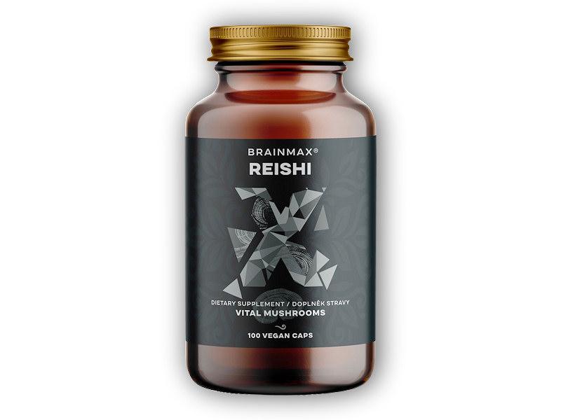 BrainMax Reishi extrakt 500mg 100 rostlinných kapslí