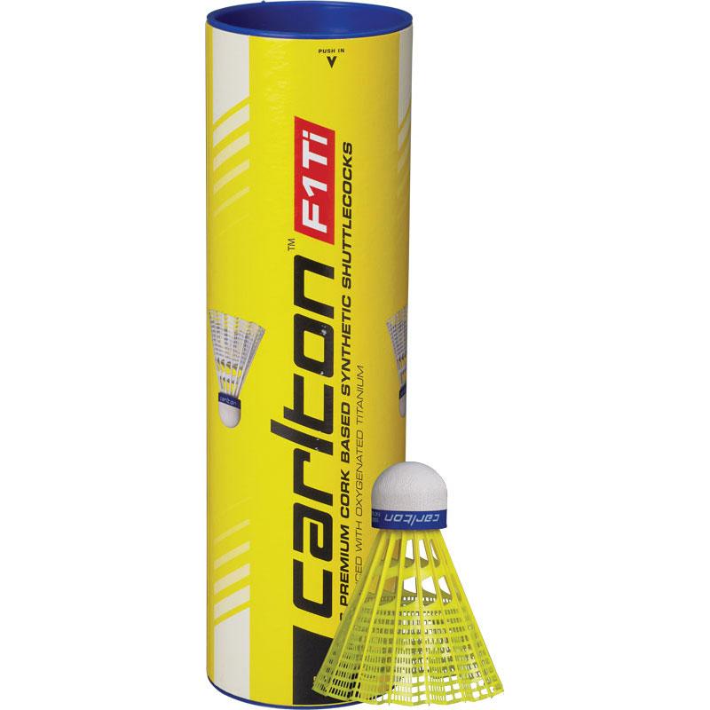 Carlton F1 Ti Yellow (stredný/modrý) bedmintonové loptičky