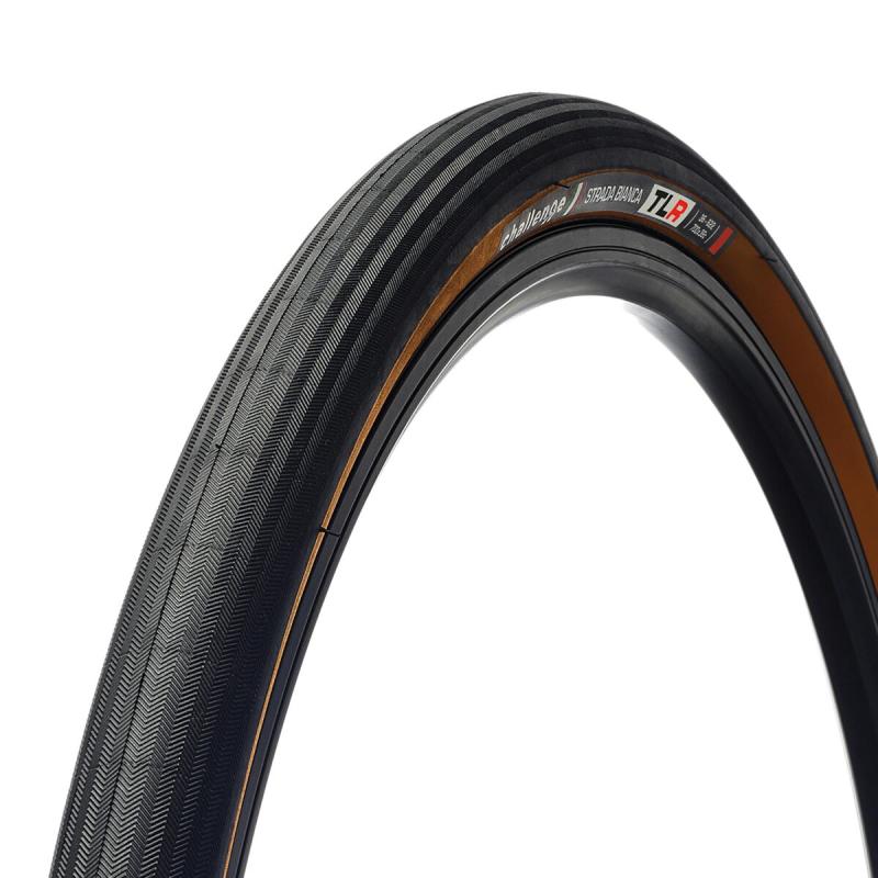 Challenge Strada Bianca Race Tlr 700x30 Černá/hnědá plášť