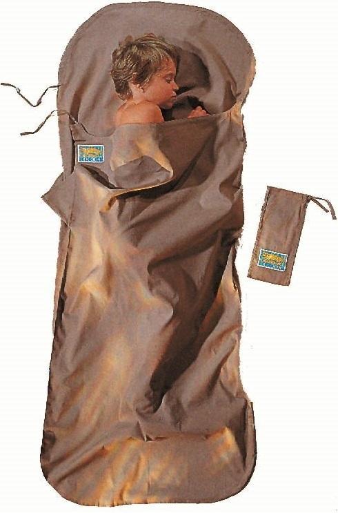 Cocoon detská spacáková prikrývka Kid Sack bavlna khaki