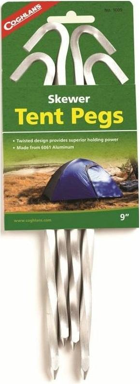 Coghlans kroucené stanové kolíky Skewer Tent Pegs