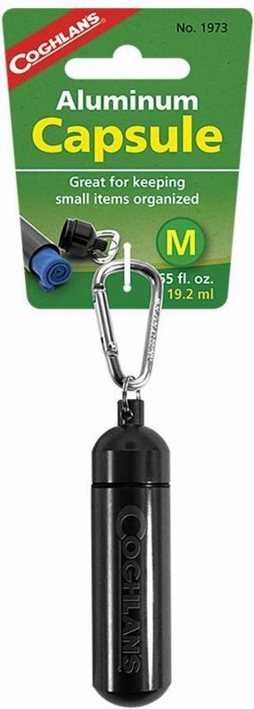 Coghlans puzdro Aluminium Capsule Medium Black