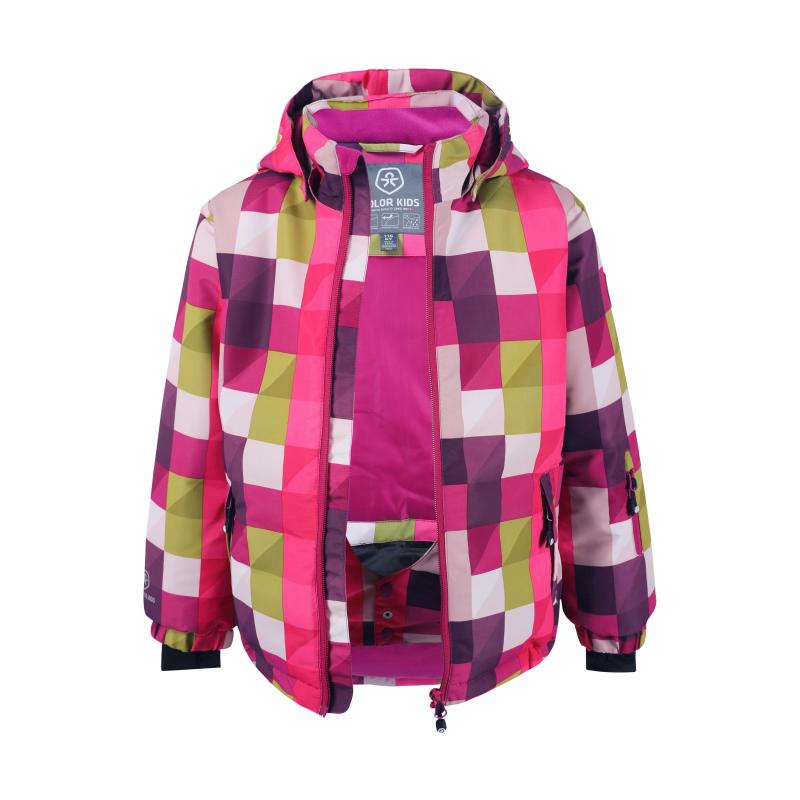 Color Kids Ski bunda AOP AF 10.000 festival fuchsia 740688.5885 2022 detská bunda