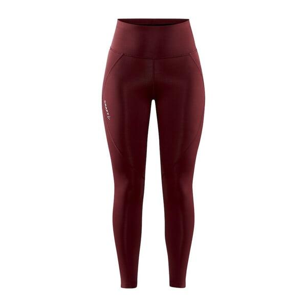 Craft ADV Essence High Waist W 1908774 dámské kalhoty - červená (439000)