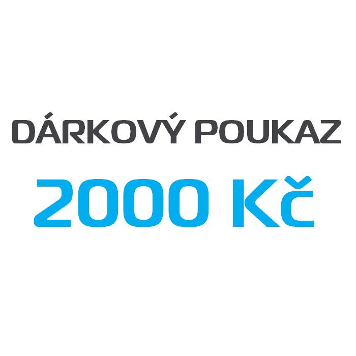 Dárkový poukaz na nákup v hodnotě 2000 Kč