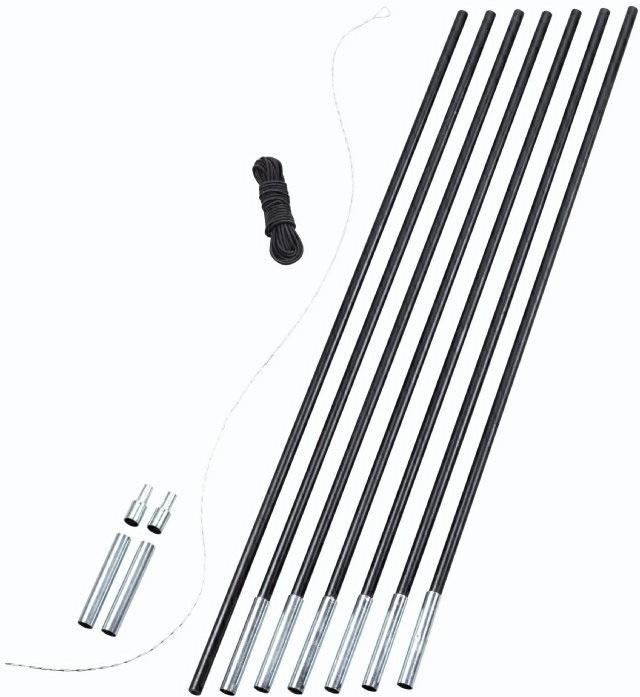 Easy Camp stanové prúty Pole DIY 7 ks/9,5 mm