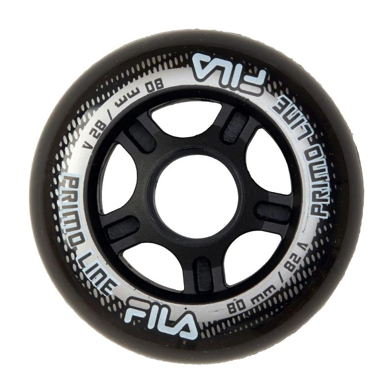 Levně Fila Kolečka Wheels Set Black (8ks) - 82A, 80