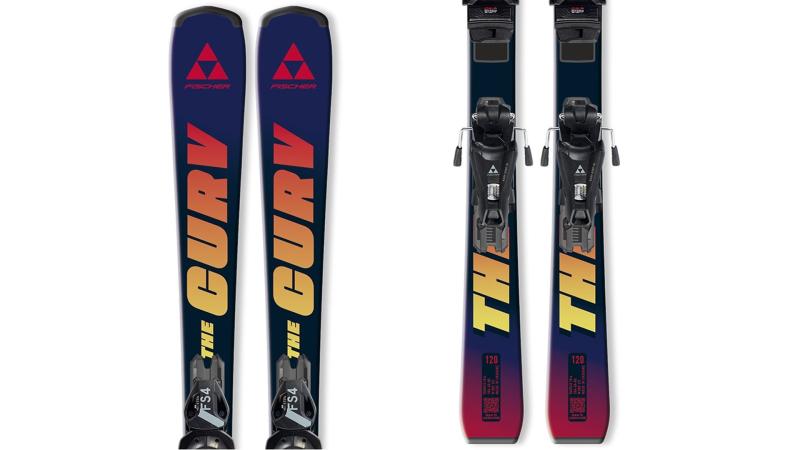 Fischer THE CURV JR (100-120) JRS 2025 juniorské lyže + FS 4 CA JRS + sleva 300,- na příslušenství