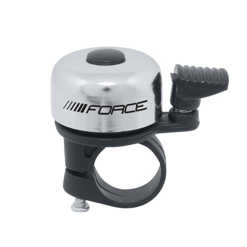 Force MINI Fe/plast 22.2mm paličkový, stříbrný zvonek