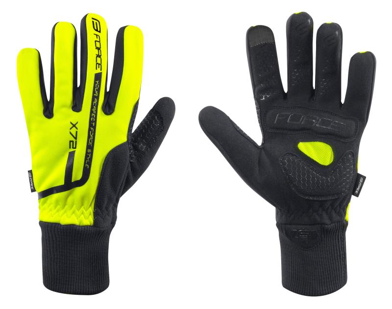 Force X72 fluo rukavice zimné