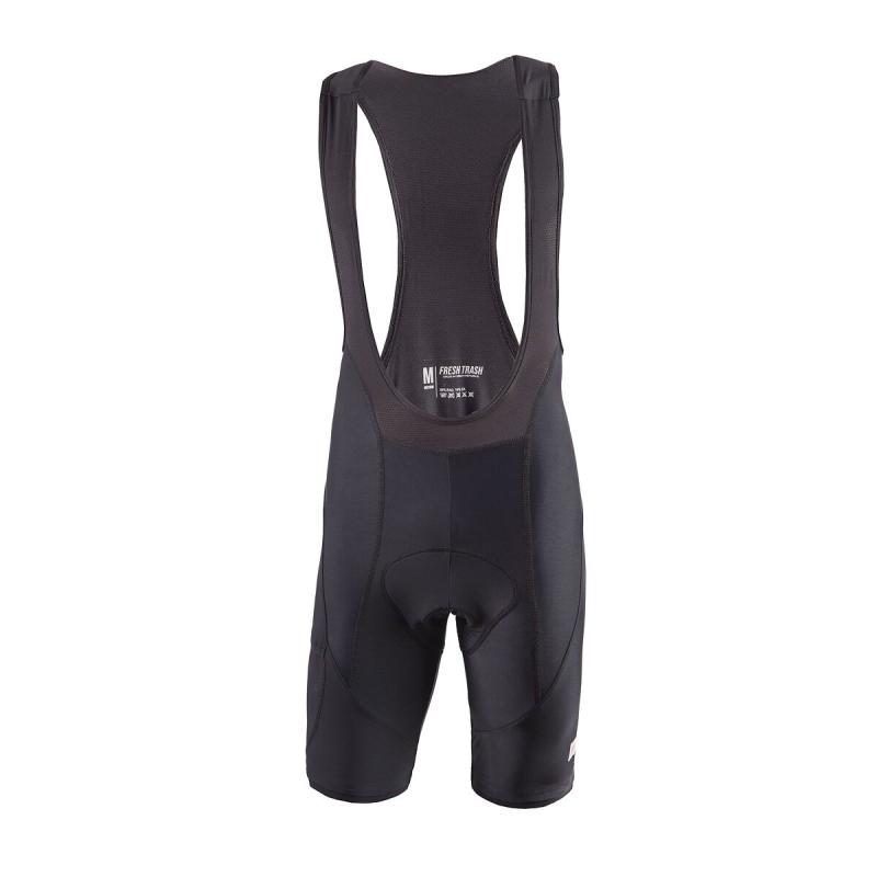 Fresh Trash Mens Signature Bib Shorts True Black pánské cyklošortky